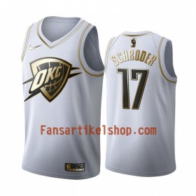 NBA Oklahoma City Thunder Trikot Dennis Schroder 17 Nike 2019-2020 Weiß Golden Edition Swingman - Herren
